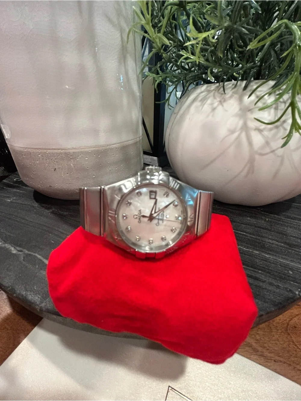 Omega wristwatch stainless